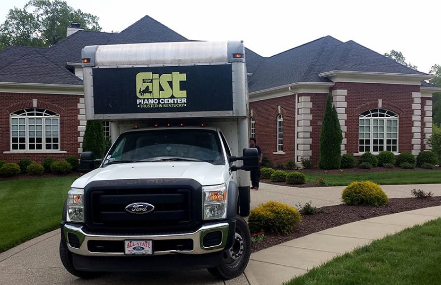 Piano moving truck for residential